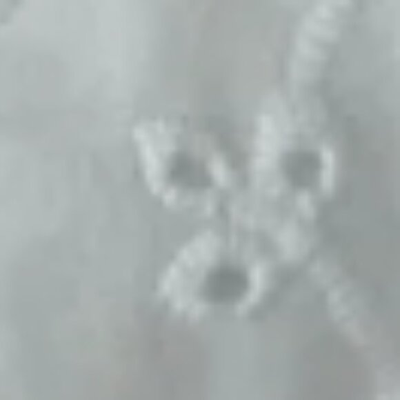 Lilly Pulitzer White Ditsy Vine Eyelet Short Puff Sleeved XL Blouse 🆕📦⌚🏃💨⚡🚚 - Picture 8 of 16